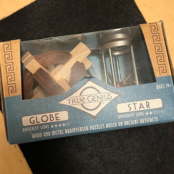 Other - True Genius Brain Teaser Puzzles Globe and Star Puzzles